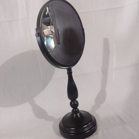 Modern 360 Degree Swivel Vanity Mirror Oil Rubbed Bronze Metal Dual Magnificati - Picture 3 of 5